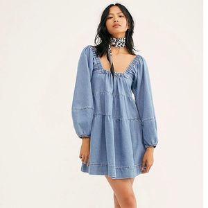 Free People Lou Jean Babydoll Dress size XS